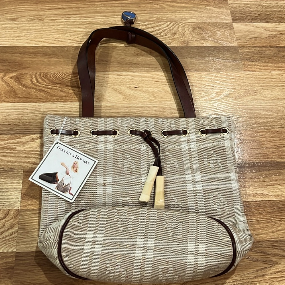 Tan Dooney & Bourke Canvas Purse